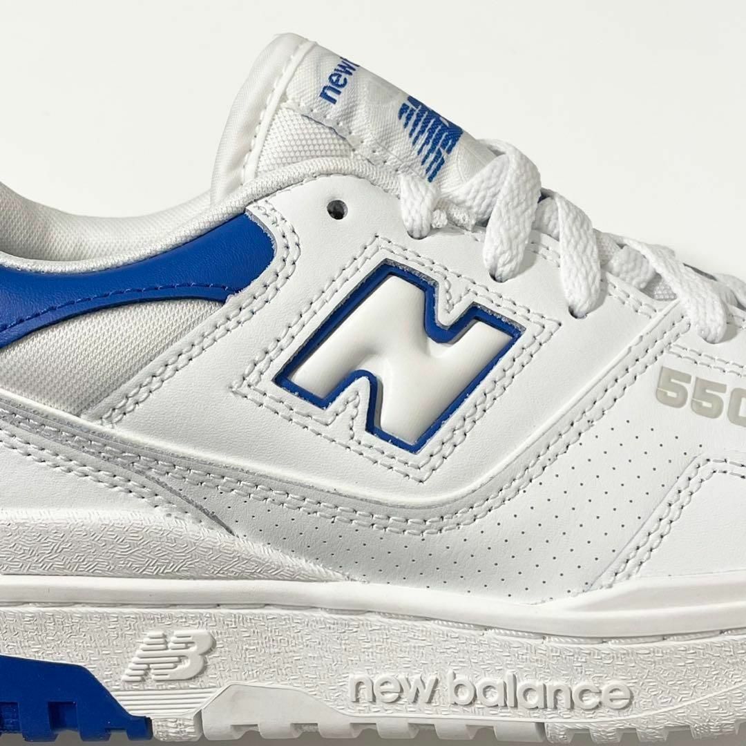 New Balance(ニューバランス)の【新品】 ニューバランス BB550SWCD 白 青 スニーカー 23cm レディースの靴/シューズ(スニーカー)の商品写真