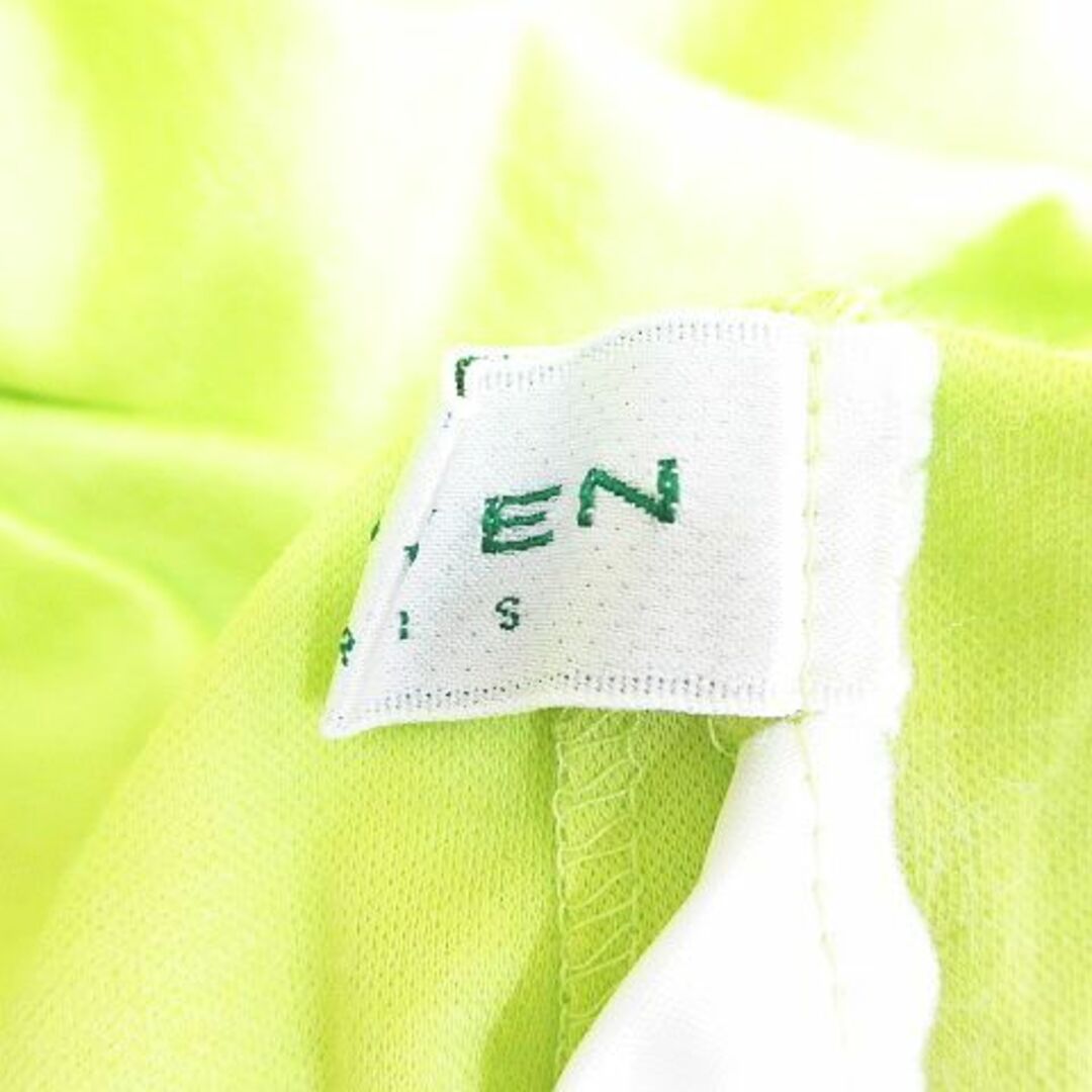 CARVEN(カルヴェン)のカルヴェン 半袖 Tシャツ カットソー 9 黄緑 ライトグリーン レース 刺繍 レディースのトップス(カットソー(半袖/袖なし))の商品写真