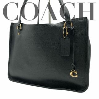 COACH - COACH トートバッグ タイラーキャリーオール レザー ブラック C3768