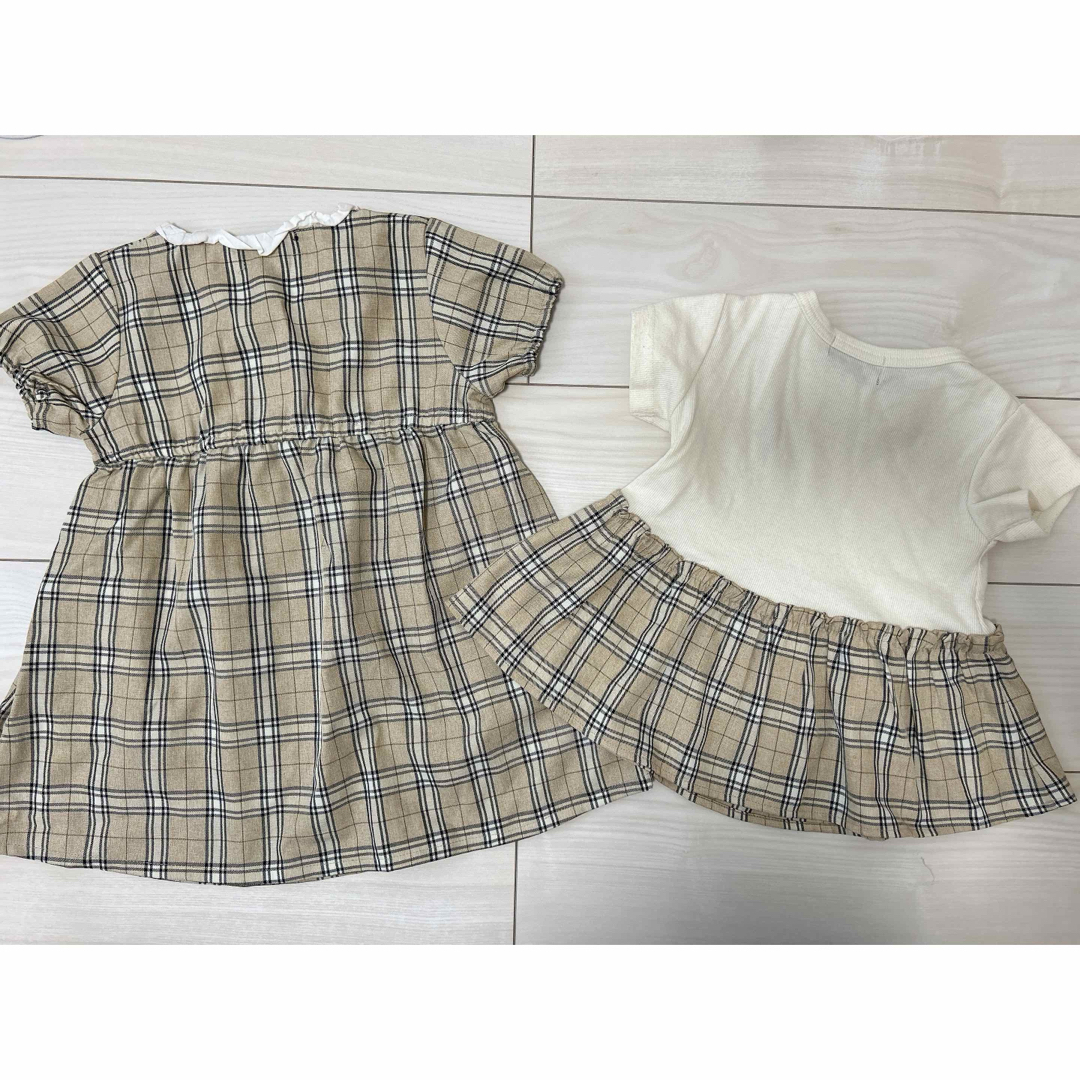 EASTBOY(イーストボーイ)のイーストボーイ　ワンピ&トップス100センチ キッズ/ベビー/マタニティのキッズ服女の子用(90cm~)(ワンピース)の商品写真