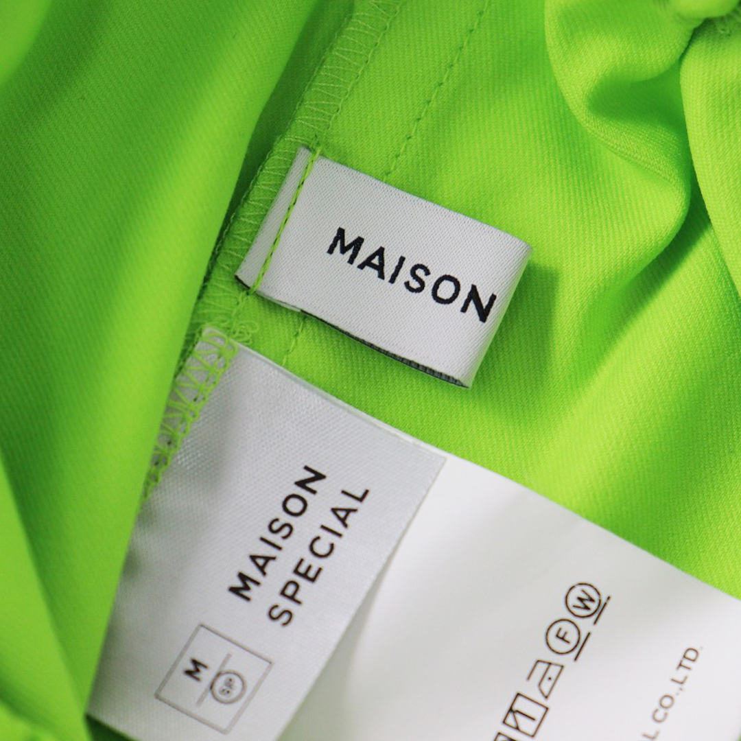 美品 メゾンスペシャル MAISON SPECIAL ブーツカット イージーパンツ 36/ライトグリーン ボトムス【2400013781770】 レディースのパンツ(カジュアルパンツ)の商品写真