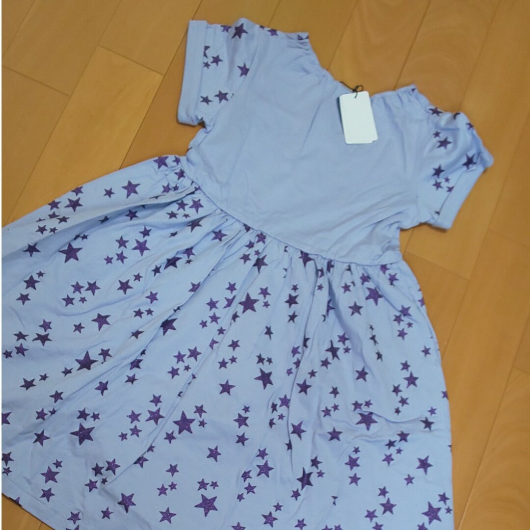 ANNA SUI mini(アナスイミニ)のアナスイミニ 140 猫ポッケ カットソーワンピ キッズ/ベビー/マタニティのキッズ服女の子用(90cm~)(ワンピース)の商品写真