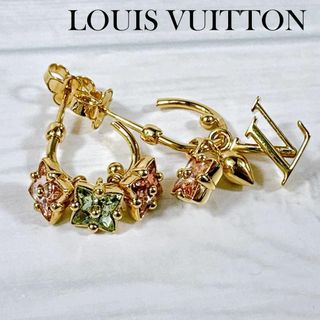 ルイヴィトン(LOUIS VUITTON)のルイヴィトン ピアス ブックル ドレイユ フープ ルルグラム M00787(ピアス)