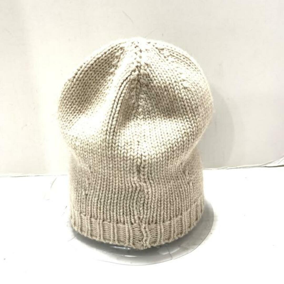 HERNO(ヘルノ)のHERNO(ヘルノ) ニット帽 - ベージュ ウール×カシミヤ レディースの帽子(ニット帽/ビーニー)の商品写真