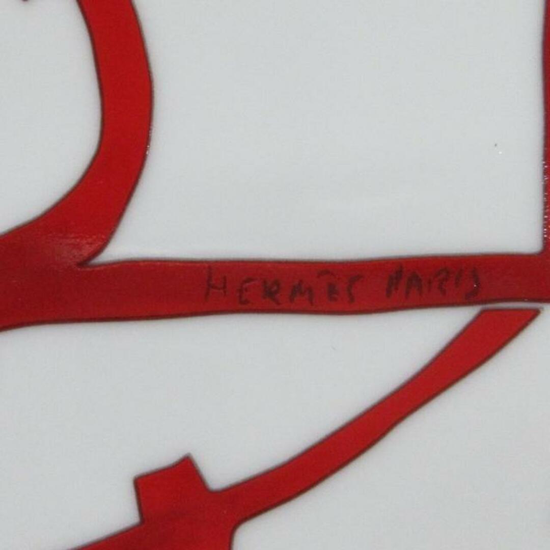 HERMES(エルメス) プレート新品同様 ガダルキヴィール 白×レッド HERMES(エルメス) プレート新品同様 ガダルキヴィール 白×レッド