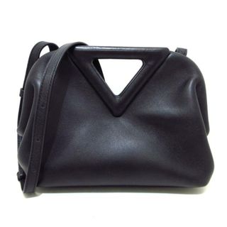 ボッテガヴェネタ(Bottega Veneta)のBOTTEGA VENETA(ボッテガヴェネタ) ショルダーバッグ スモールポイント 黒 2way カーフレザー(ショルダーバッグ)