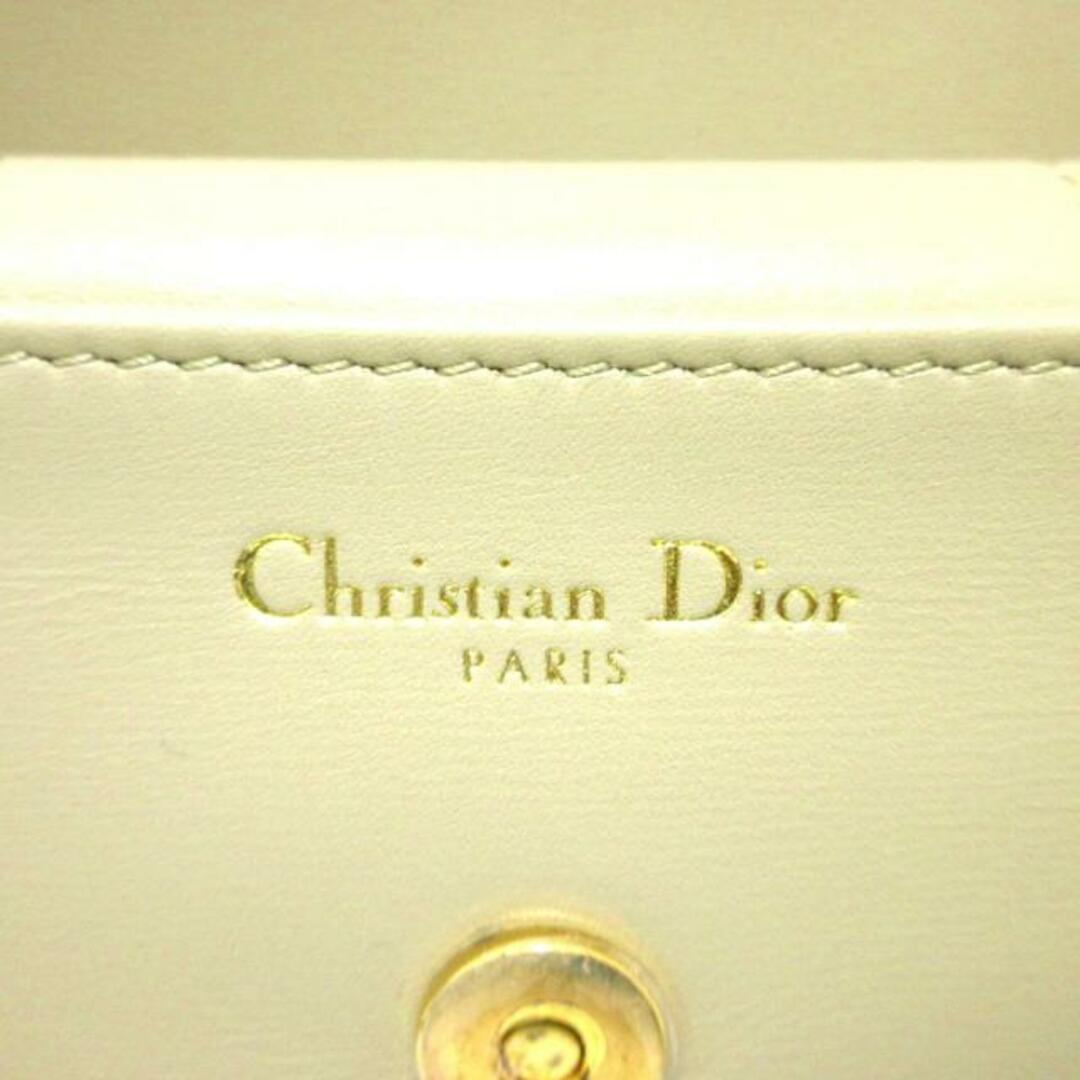 Christian Dior(クリスチャンディオール)のDIOR/ChristianDior(ディオール/クリスチャンディオール) クラッチバッグ美品  ディオール ダブル ミディアム チェーン クラッチ M8641UBBU ベージュ チェーンショルダー/2way/2021SS カーフスキン レディースのバッグ(クラッチバッグ)の商品写真