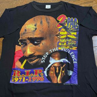 2pac RIP 追悼　ブート　90s(Tシャツ/カットソー(半袖/袖なし))