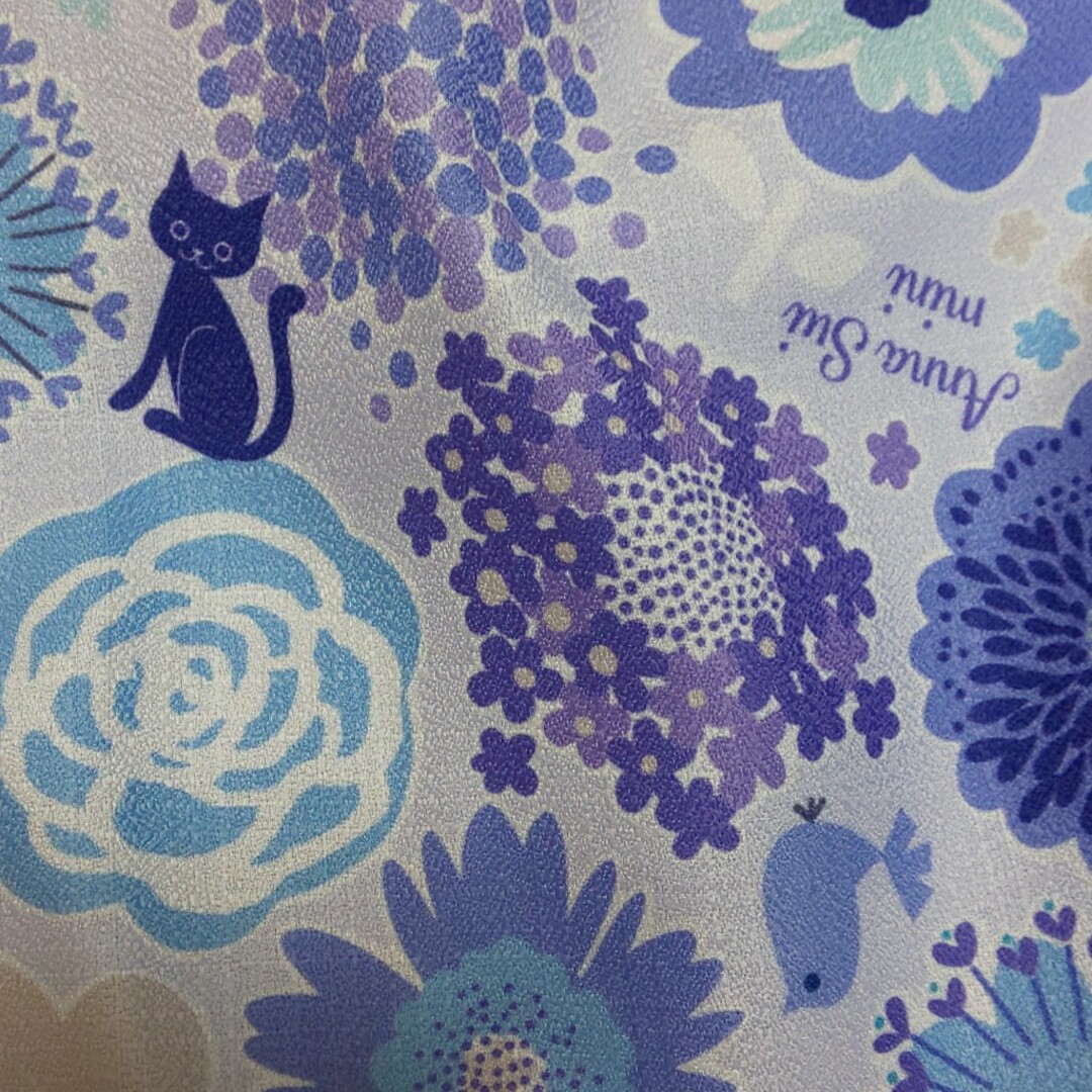 ANNA SUI mini(アナスイミニ)のアナスイミニ LLsize 花猫紫スカート キッズ/ベビー/マタニティのキッズ服女の子用(90cm~)(スカート)の商品写真