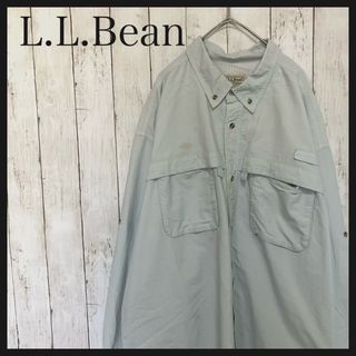 エルエルビーン(L.L.Bean)のエルエルビーン 長袖BDフィッシングシャツワンポイント刺繍ロゴ Z1099(シャツ)