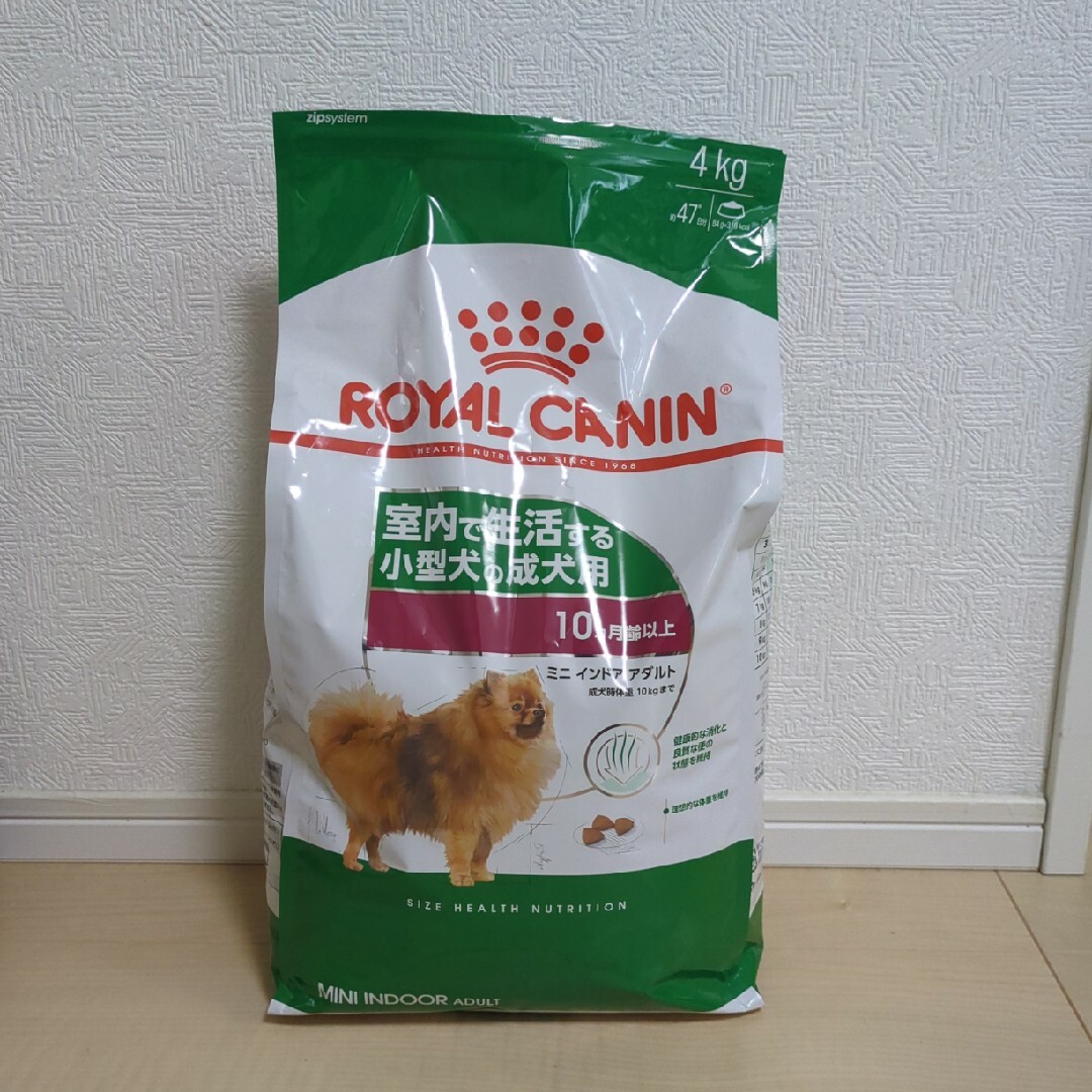 ROYAL CANIN(ロイヤルカナン)のロイヤルカナン ミニ インドア アダルト　4kg その他のペット用品(犬)の商品写真