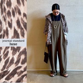 journal standard luxe レオパリネン フードブルゾン