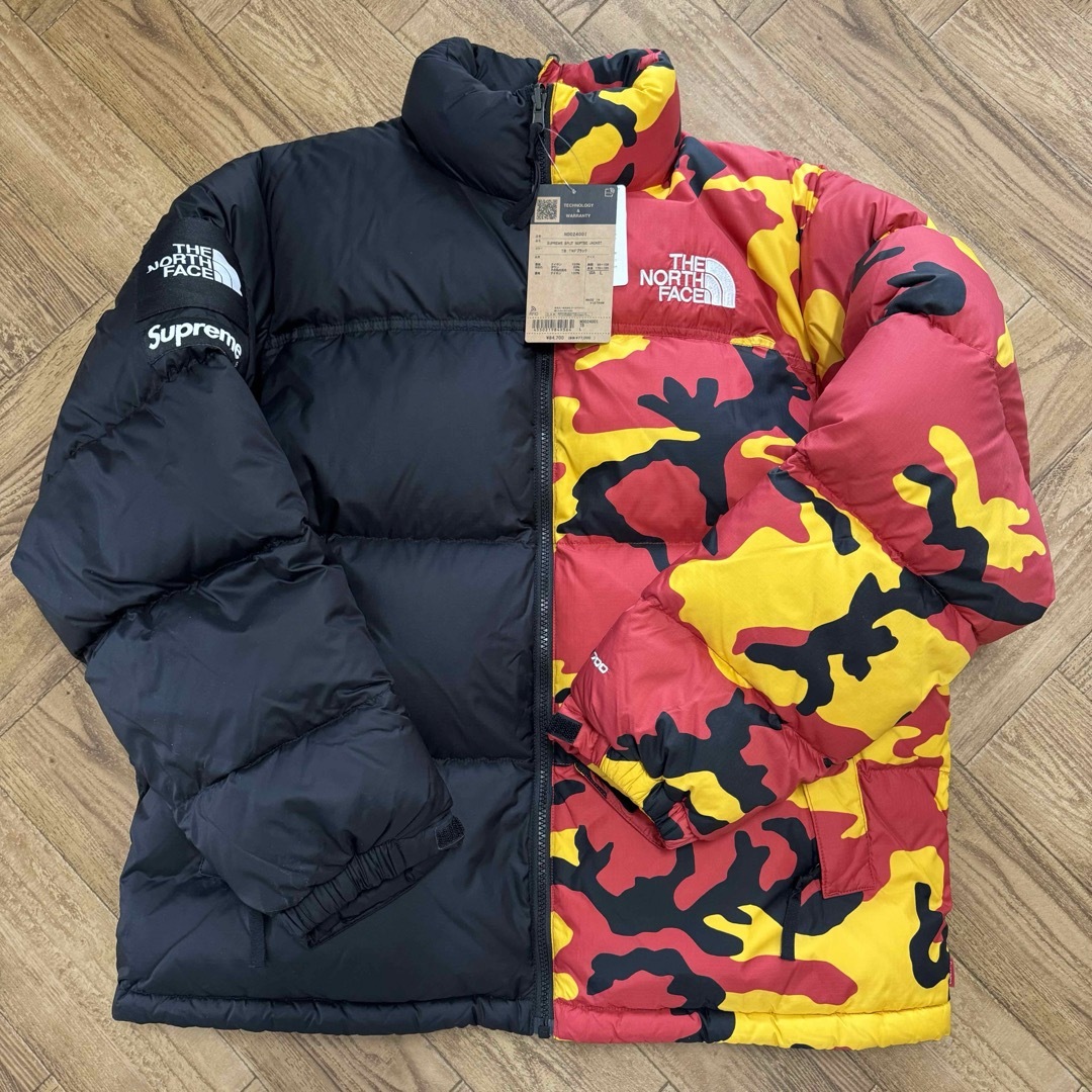 Supreme North Face Split Nuptse Jacket L | フリマアプリ ラクマ