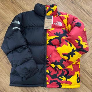 シュプリーム(Supreme)のSupreme North Face Split Nuptse Jacket L(ダウンジャケット)