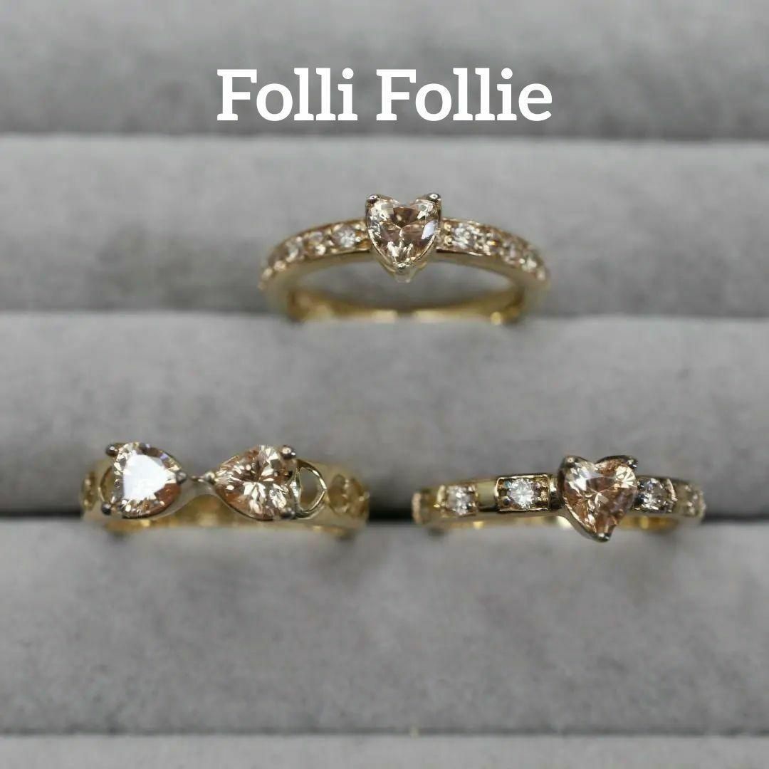 Folli Follie(フォリフォリ)の【匿名配送】 フォリフォリ リング 指輪 SV925 3つセット 11.5号 レディースのアクセサリー(リング(指輪))の商品写真