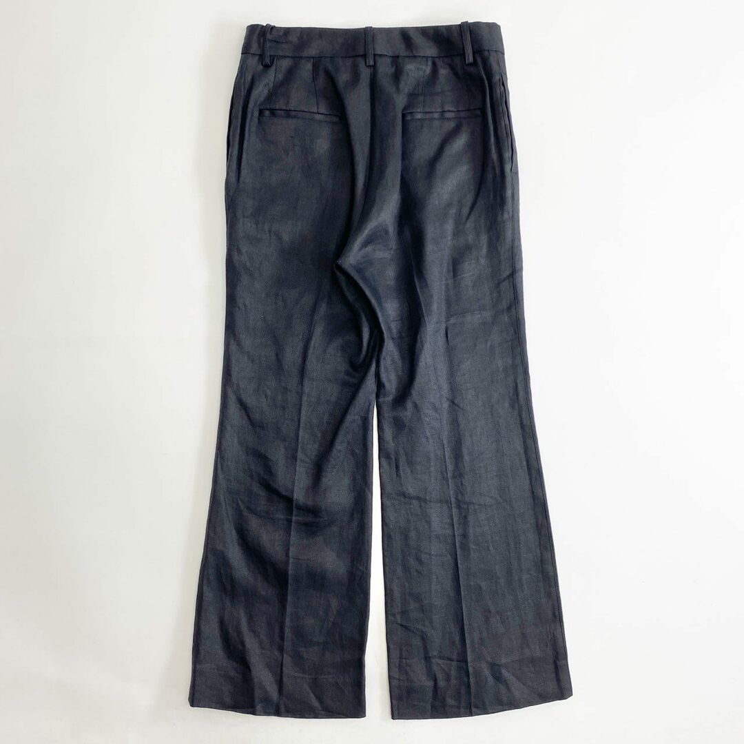 DEUXIEME CLASSE(ドゥーズィエムクラス)の35c24 Deuxieme Classe ドゥーズィエムクラス リネンパンツ 38 ブラック LINEN PANTS 日本製 春夏 レディースのパンツ(その他)の商品写真