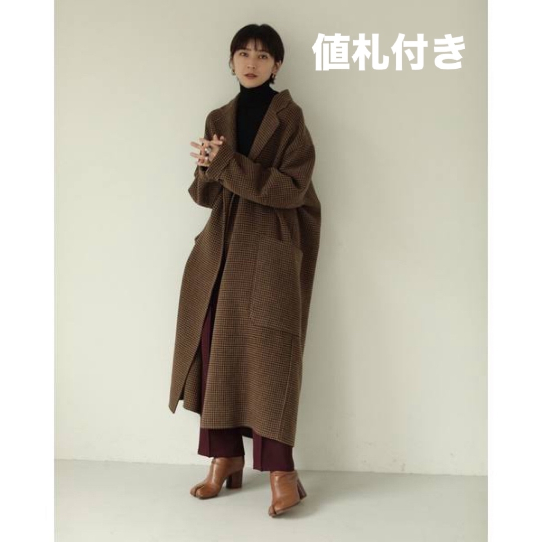 TODAYFUL(トゥデイフル)のOver Check Coat レディースのジャケット/アウター(ロングコート)の商品写真