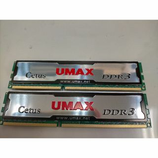 UMAX Cetus DDR3 16GB(8GBx2) デスクトップ メモリー(PCパーツ)