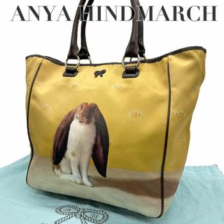 アニヤハインドマーチ(ANYA HINDMARCH)のアニヤハインドマーチ　s58 ラビット　プリント　トートバッグ　ナイロン(トートバッグ)