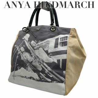 アニヤハインドマーチ(ANYA HINDMARCH)のアニヤハインドマーチ　s58 トートバッグ　総柄　プリント　キャンバス(トートバッグ)