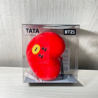 ビーティーイシビル(BT21)のBTS bts TATA テヒョン ストラップ ぬいぐるみ キーホルダー(アイドルグッズ)