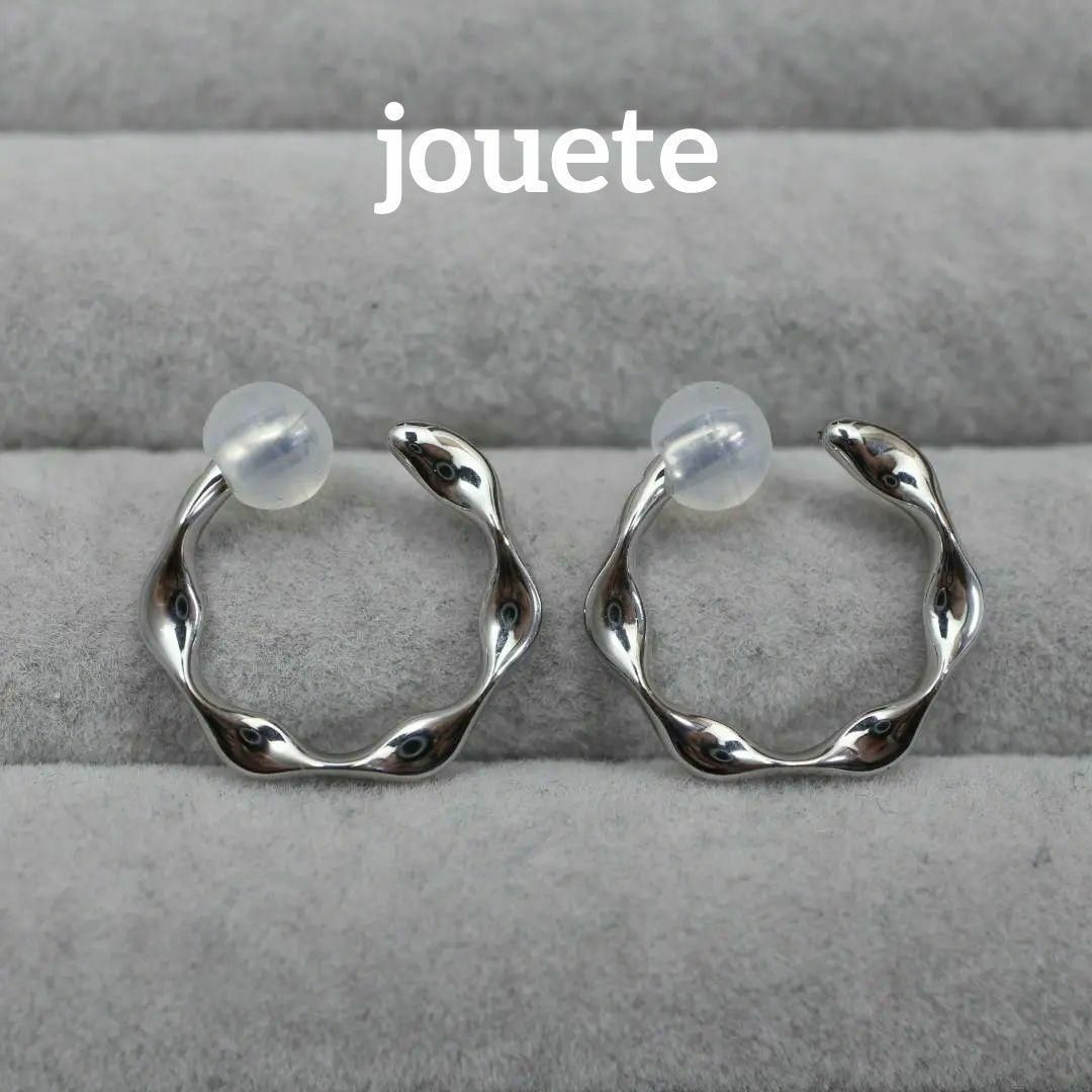 Jouete(ジュエッテ)の【匿名配送】ジュエッテ イヤリング シルバー SV925 2.4g シンプル レディースのアクセサリー(イヤリング)の商品写真