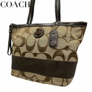 コーチ(COACH)のCOACH コーチ　s57 肩掛け　15112 トートバッグ　キャンバス　レザー(トートバッグ)