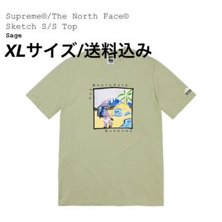 シュプリーム(Supreme)のSupreme/The North Face Sketch S/S Top XL(Tシャツ/カットソー(半袖/袖なし))