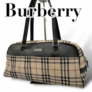 バーバリー(BURBERRY)の良品　Burberry バーバリー　s25 トートバッグ　ノバチェック　肩掛け(トートバッグ)