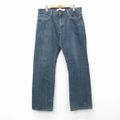 W36★古着 リーバイス Levis 514 ジーンズ メンズ コットン 紺 …