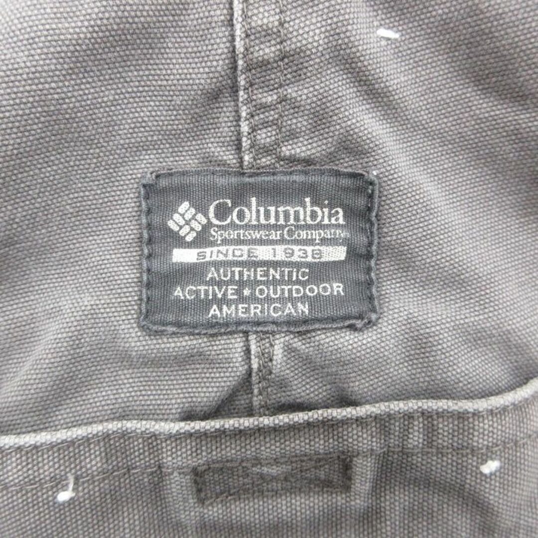 Columbia(コロンビア)のW34★古着 コロンビア COLUMBIA ショート パンツ ショーツ メンズ 00年代 00s ダック地 コットン グレー 24feb28 中古 ボトムス 短パン ショーパン ハーフ メンズのパンツ(ワークパンツ/カーゴパンツ)の商品写真