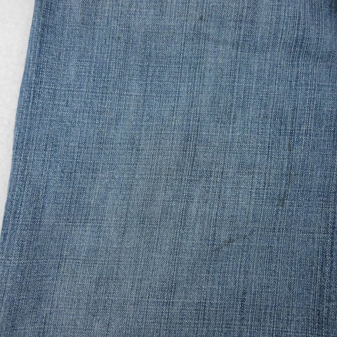 Levi's(リーバイス)のW38★古着 リーバイス Levis 569 ハーフ パンツ ショーツ メンズ コットン 紺 ネイビー デニム 24feb28 中古 ボトムス 短パン ショーパン ショート メンズのパンツ(ワークパンツ/カーゴパンツ)の商品写真