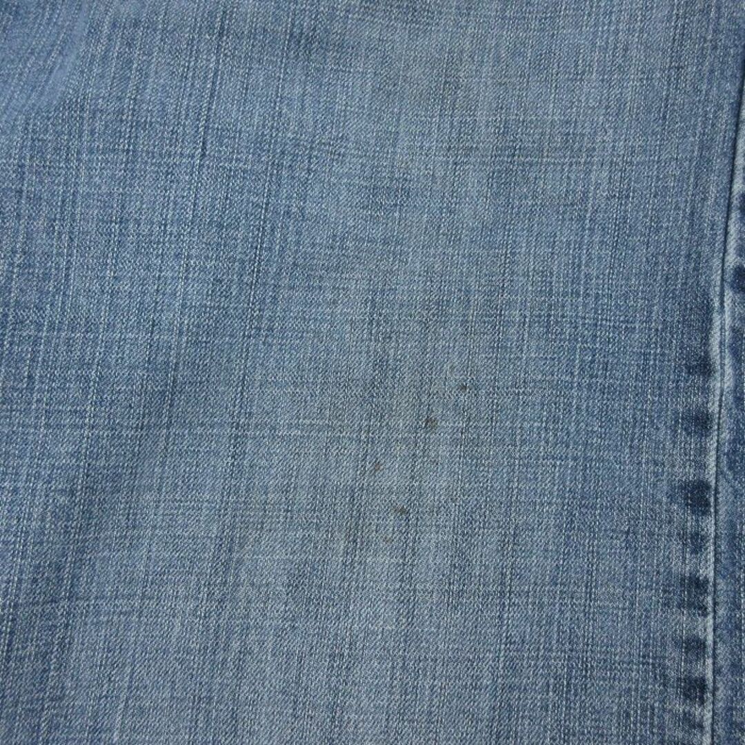 Levi's(リーバイス)のW38★古着 リーバイス Levis 569 ハーフ パンツ ショーツ メンズ コットン 紺 ネイビー デニム 24feb28 中古 ボトムス 短パン ショーパン ショート メンズのパンツ(ワークパンツ/カーゴパンツ)の商品写真