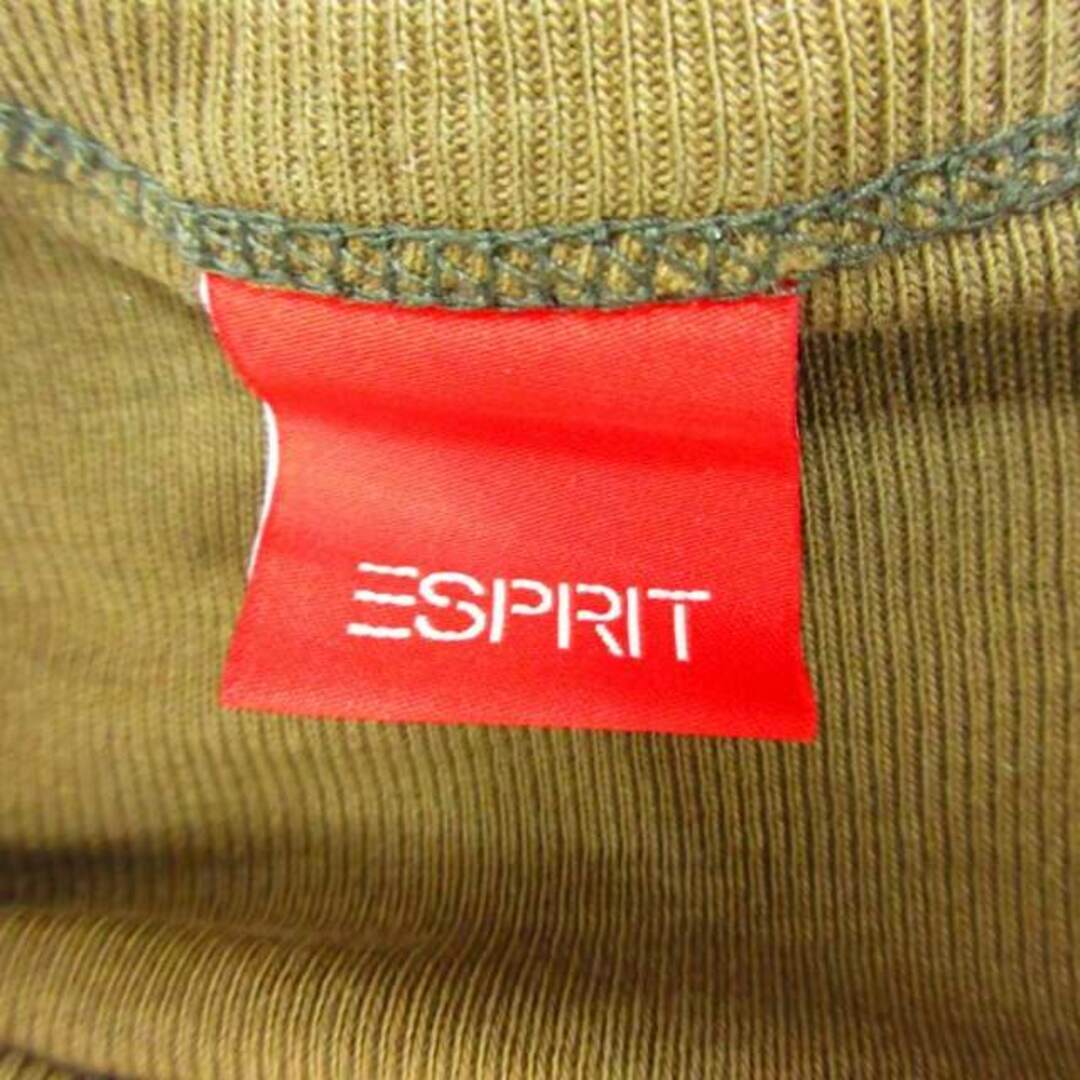 Esprit(エスプリ)のエスプリ ESPRIT カットソー ロンT ロングTシャツ M 茶 ブラウン メンズのトップス(Tシャツ/カットソー(七分/長袖))の商品写真