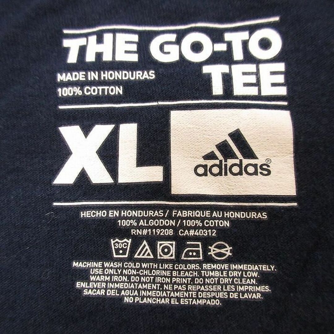 adidas(アディダス)のXL★古着 アディダス adidas 半袖 Tシャツ メンズ NBA クリーブランドキャバリアーズ 大きいサイズ コットン クルーネック 黒 ブラック バスケットボール 24feb27 中古 メンズのトップス(Tシャツ/カットソー(半袖/袖なし))の商品写真