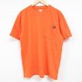 XL★古着 ディッキーズ Dickies 半袖 Tシャツ メンズ 無地 胸ポケ…