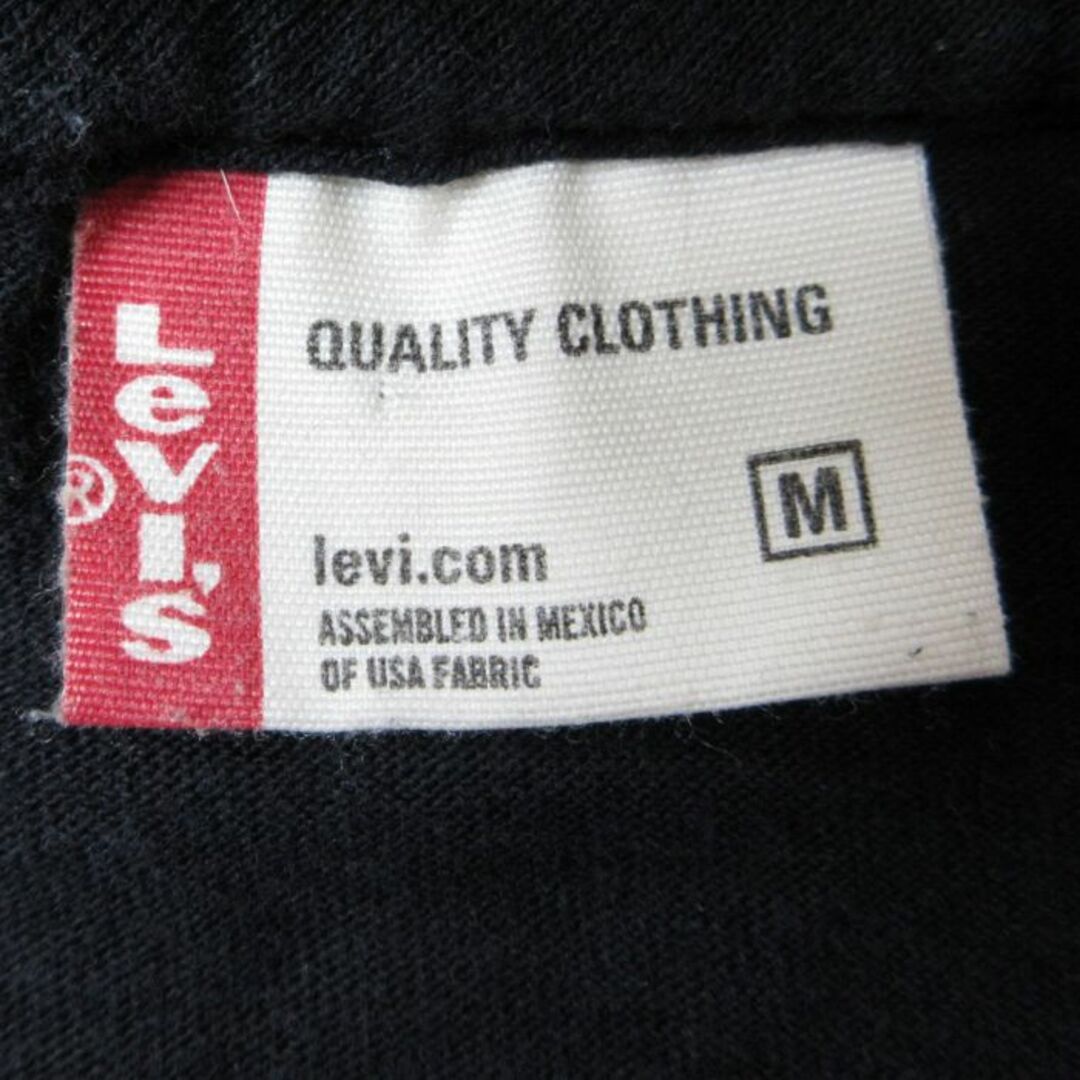 Levi's(リーバイス)のL★古着 リーバイス Levis 半袖 ブランド Tシャツ メンズ サンフランシスコ カリフォルニア コットン クルーネック 黒 ブラック 24feb28 中古 メンズのトップス(Tシャツ/カットソー(半袖/袖なし))の商品写真