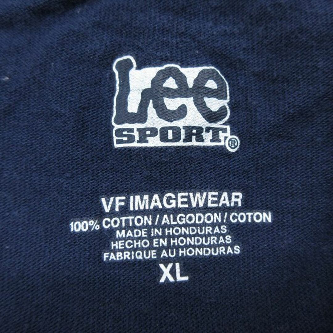 Lee(リー)のXL★古着 リー Lee 半袖 ビンテージ Tシャツ メンズ 00年代 00s MLB ニューヨークヤンキース ボストンレッドソックス 大きいサイズ コットン クルーネック 紺 ネイビー メジャーリーグ ベースボール 野球 24feb28 中古 メンズのトップス(Tシャツ/カットソー(半袖/袖なし))の商品写真