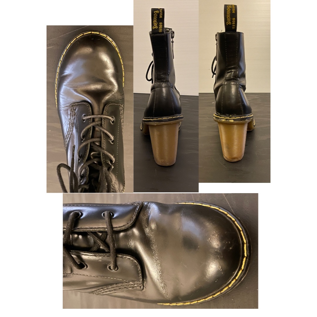 Dr.Martens(ドクターマーチン)の輸入レア品☆ドクターマーチン Dr.Martensヒール ブーツ ブラック レディースの靴/シューズ(ブーツ)の商品写真