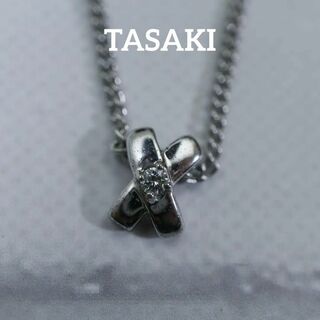 タサキ(TASAKI)の【匿名配送】タサキ 田崎 ネックレス シルバー 0.03(ネックレス)