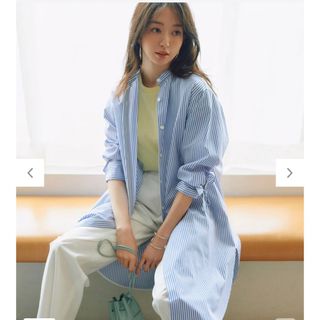 23区 - 値下げ　23区　ロングシャツ　シャツワンピ　新品