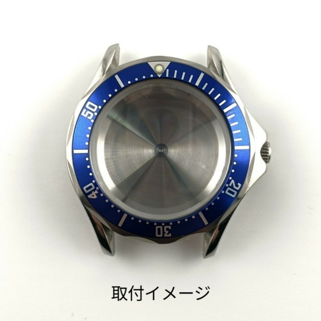 ベゼルインサート ブルー シーマスター300 41mmケース オメガ 社外品 メンズの時計(その他)の商品写真