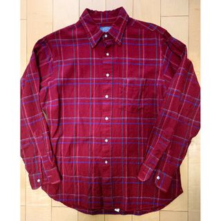 ペンドルトン(PENDLETON)のペンドルトン PENDLETON バージンウール 赤チェック アメリカ製 Ｌ(シャツ)