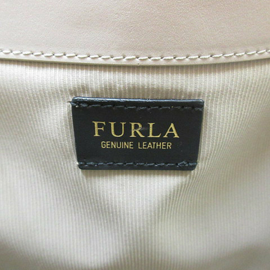 Furla(フルラ)のフルラ FURLA レザー スクエア ハンドバッグ 鞄 ベージュ系 レディースのバッグ(ハンドバッグ)の商品写真