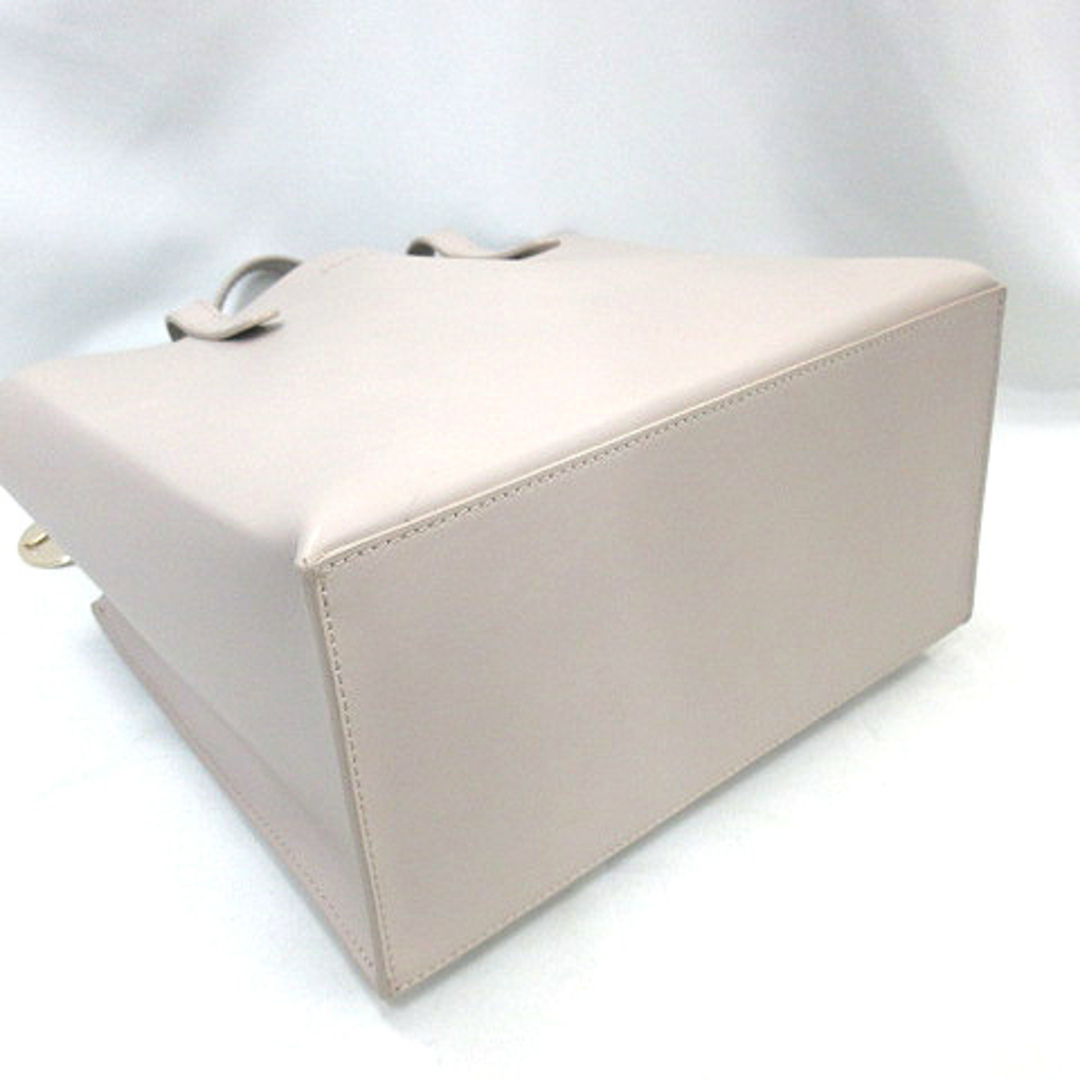 Furla(フルラ)のフルラ FURLA レザー スクエア ハンドバッグ 鞄 ベージュ系 レディースのバッグ(ハンドバッグ)の商品写真