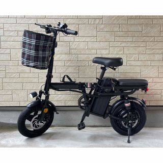 フルサスペンション付きフル電動自転車10ah　アクセル付　ひねちゃモペット (自転車本体)