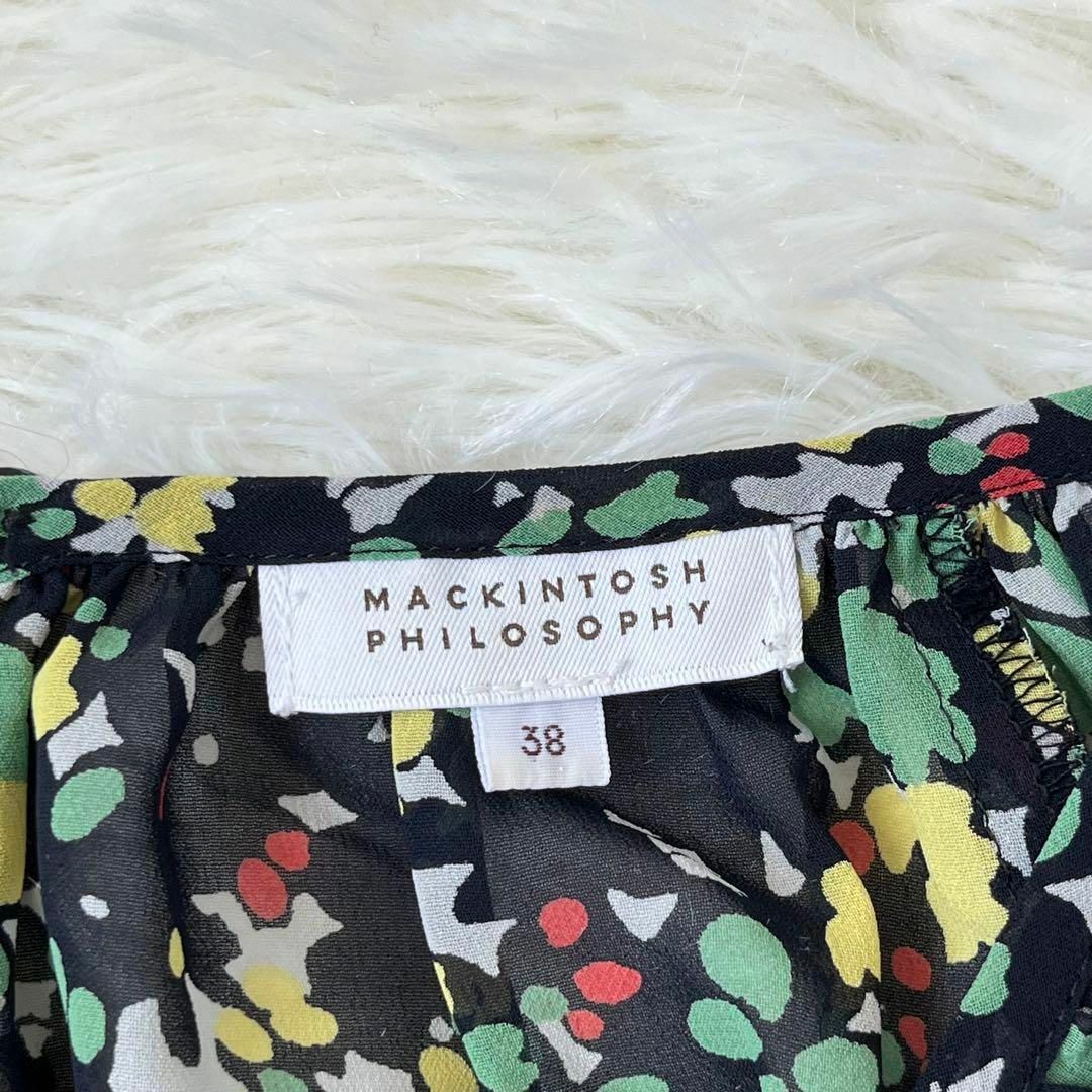 MACKINTOSH PHILOSOPHY(マッキントッシュフィロソフィー)のマッキントッシュフィロソフィー　花柄　ワンピース レディースのワンピース(ひざ丈ワンピース)の商品写真