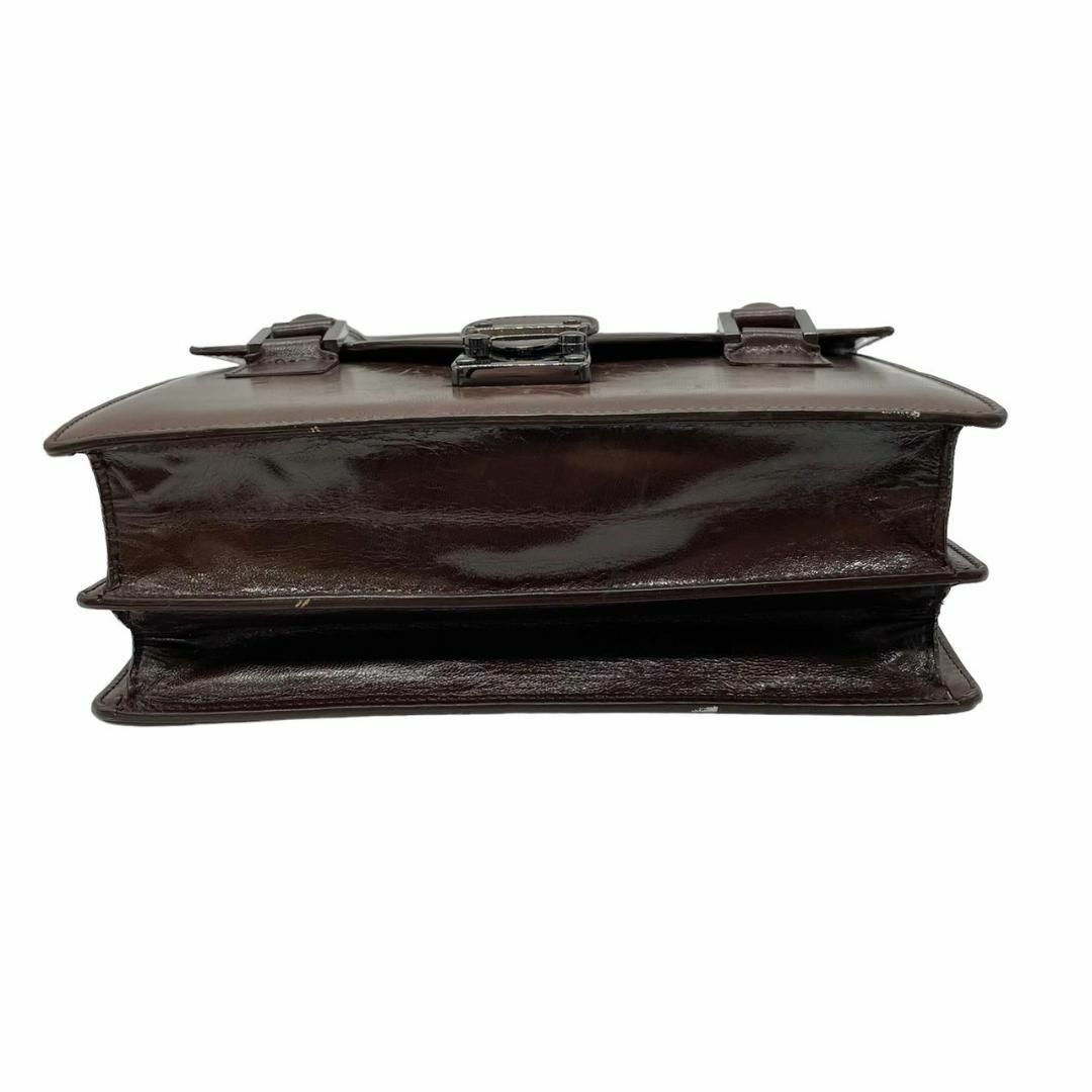 FENDI(フェンディ)のFENDI フェンディ　s46 ハンドバッグ　本革　レザー　フラップ　自立　茶色 レディースのバッグ(ショルダーバッグ)の商品写真