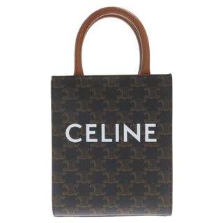 CELINE セリーヌ ミニ バーティカル トリオンフ キャンバス カバ 2WAY ショルダーバッグ ハンドバッグ ブラウン 194372BZK.04LU