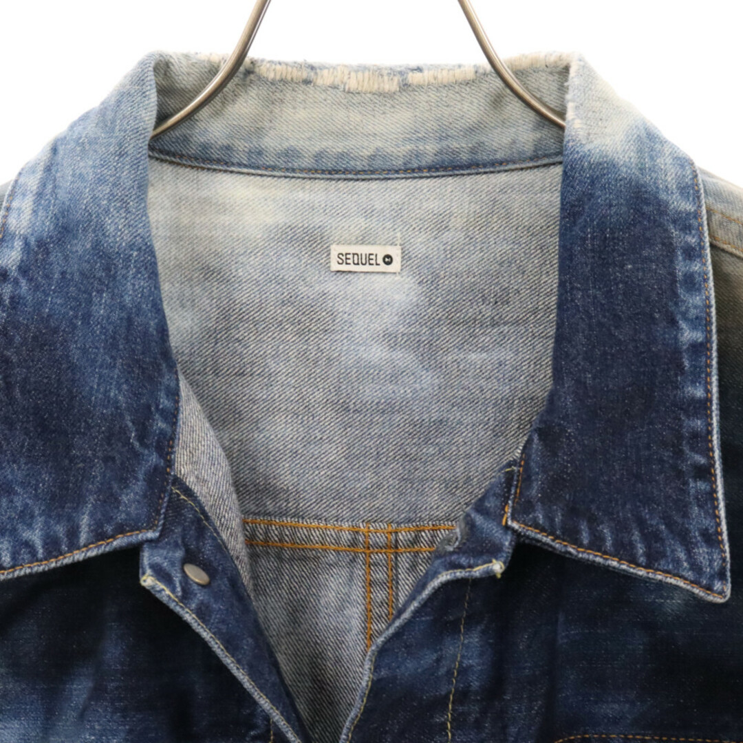 SEQUEL シークエル 21AW×Fragment Design Paint Damage Denim SEQUEL シークエル 21AW×Fragment Design Paint Damage Denim